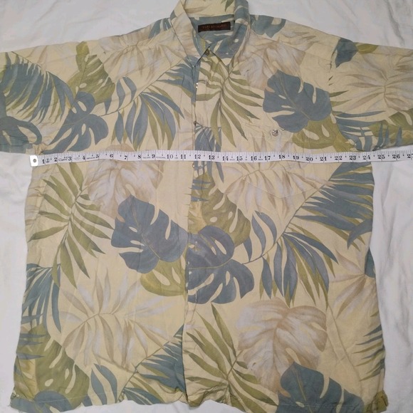 Tori Richard Men's XL Short Sleeve Shirt Hawaiian Palm Floral Print Multicolor - Picture 2 of 8